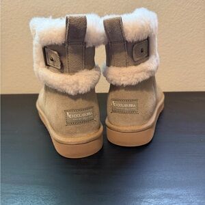 Koolaburra Kids Boots with Cream Fur Trim